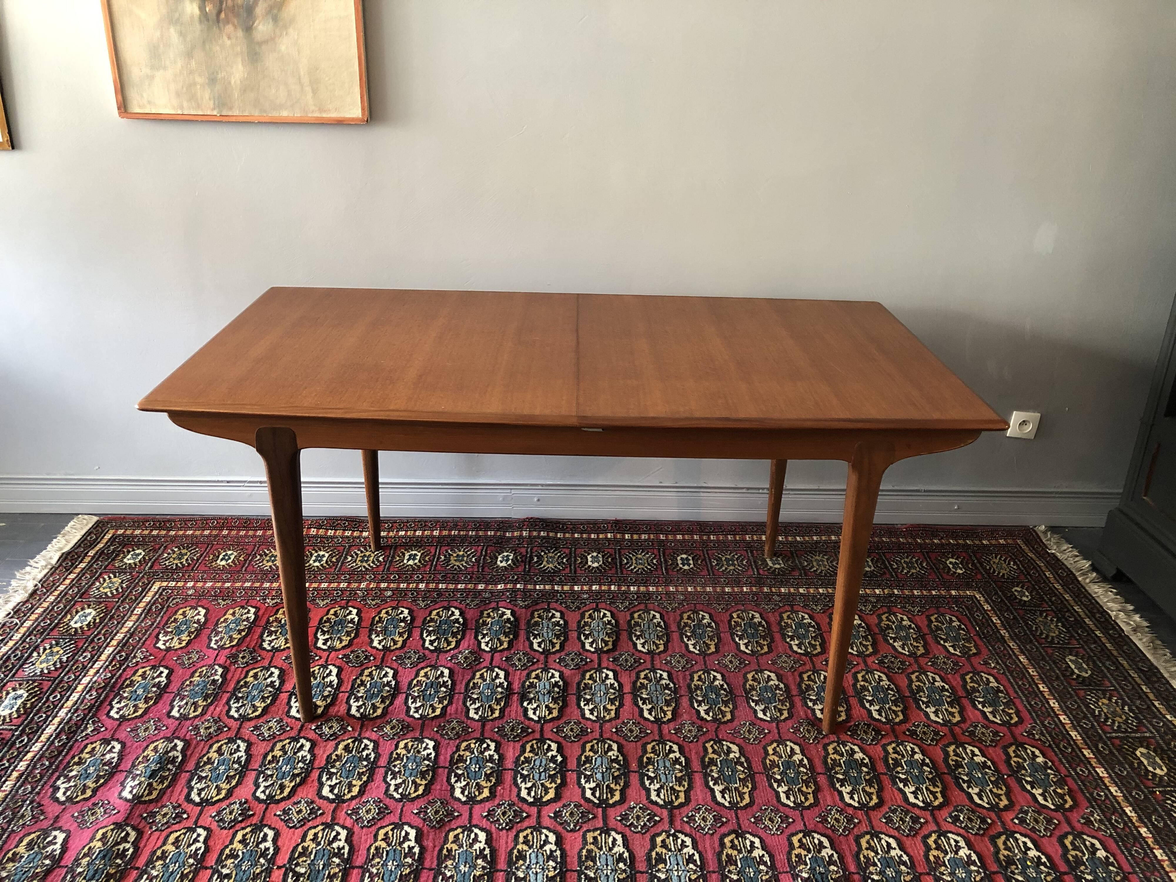 Scandinavian extension table 160/90 or 240/90 cm