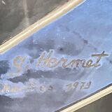 Vitrail d'art contemporain de gérard hermet 280x160cm - maison lorin à char