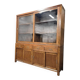 XL vintage wooden display cabinet / sideboard / wall cupboard