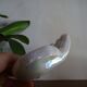Pair of empty iridescent hand pockets in vintage ceramic 1960