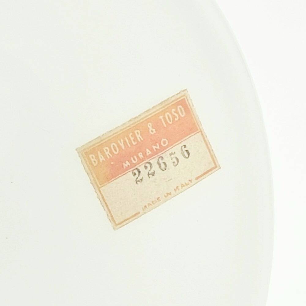 Labelled Mid-Century Murano Glass Table Lamp - Barovier & Toso, 1940s/50s