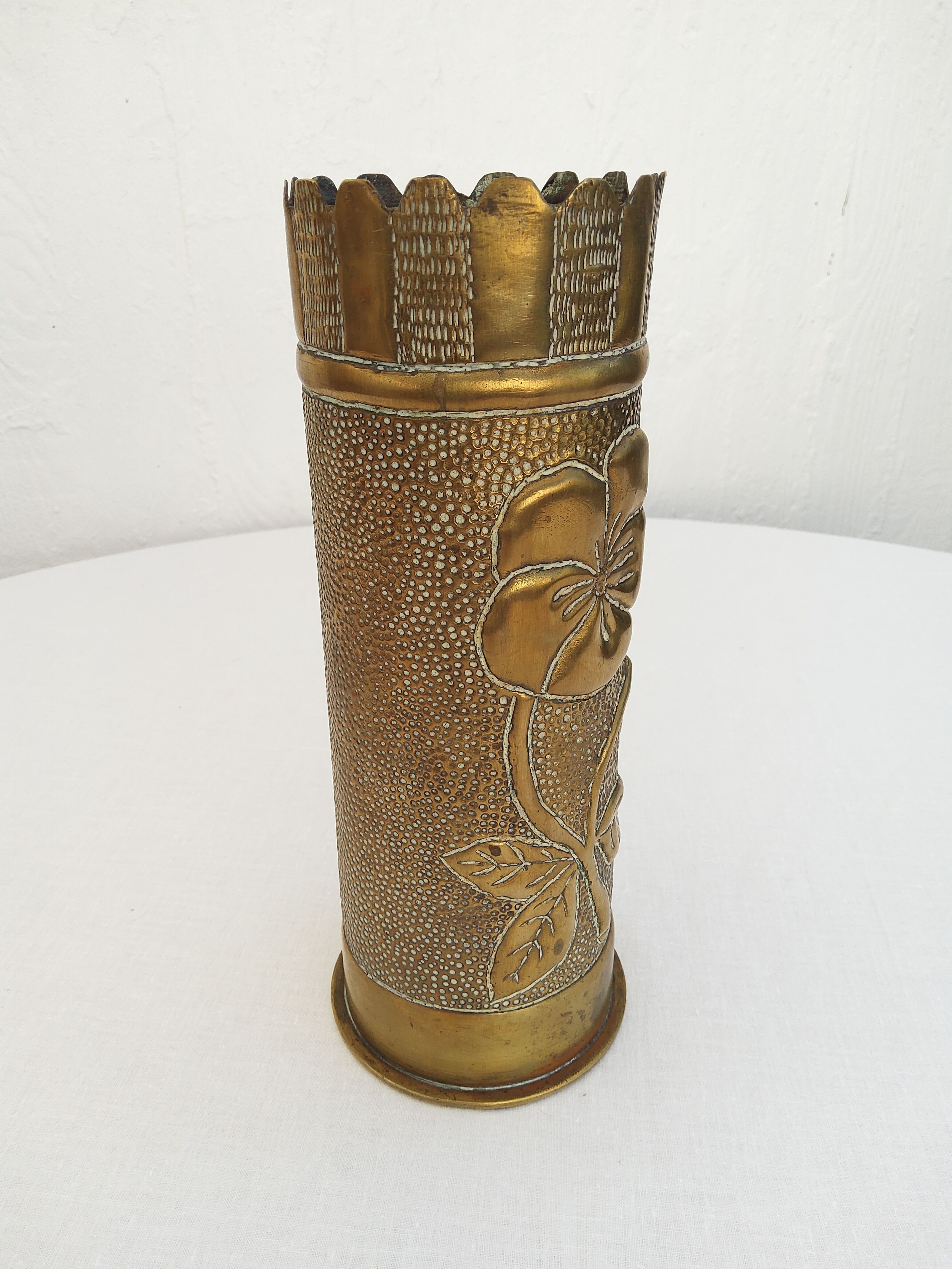 Shell casing vase from 1918