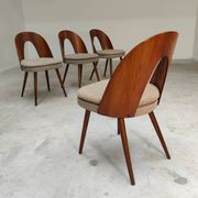 Set of 4 chairs by Antonin Suman for Tatra Nabytok 1960