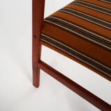 Ensemble de six chaises en teck, design danois, années 1970, production : Danemark