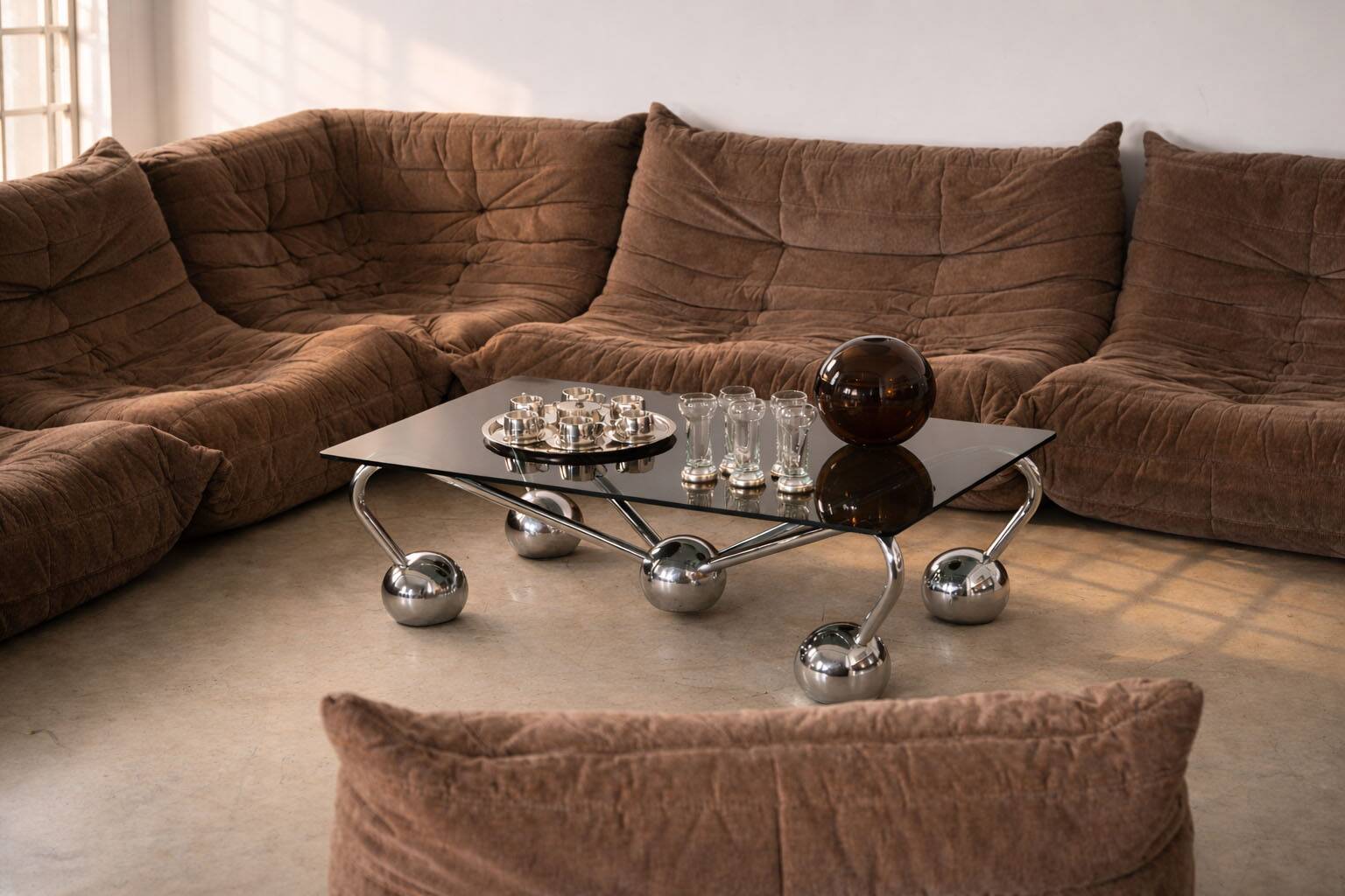 Togo corner sofa, French design, 1970s, designer: Michel Ducaroy, manufactu