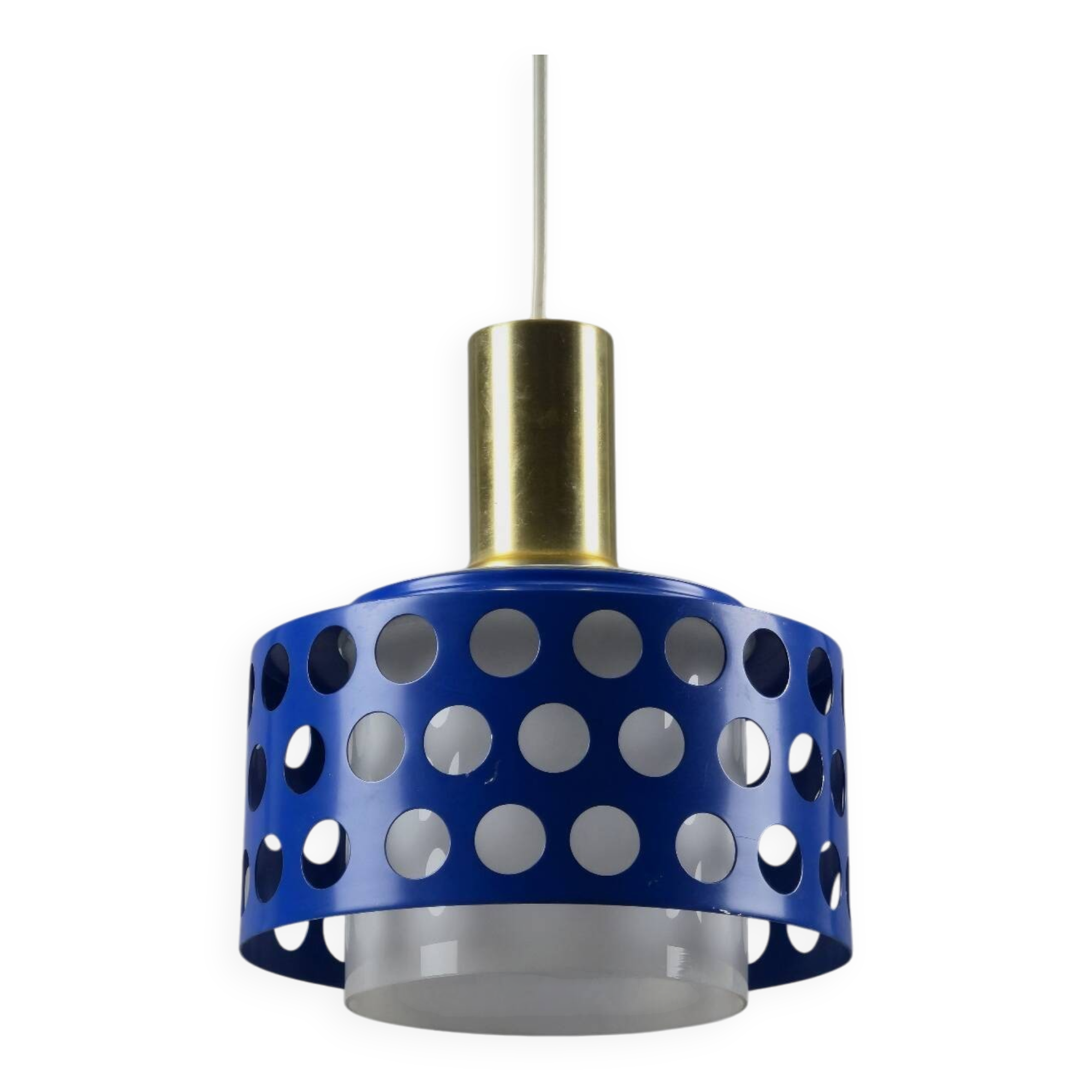 1970s finnish space-age lynx pendant lamp by kai finnmark