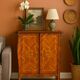 Vintage sideboard in rosewood marquetry