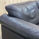 Modern 3-seater leather sofa rochebobois