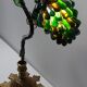 Lampe art deco grappe de raisin verre de Murano