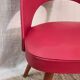 Red Bauhaus cocktail chair by Thonet - 1950s/60s