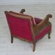 1930s, Danish armchair, furniture velour, ash wood.