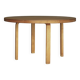 Table à manger L-leg Modèle 91 par Alvar Aalto pour Artek Finlande, années 1940.