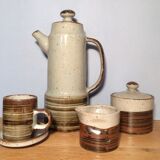 Coffee set in sandstone