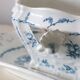 Pompadour ironstone sauceboat, Clairefontaine factory