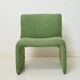 Chauffeuse en velours vert, 1970