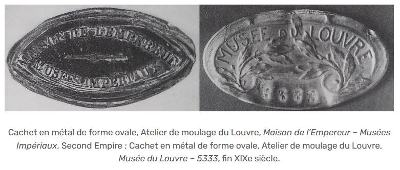 plaster medallion Louvre Museum 19th century Emile Deschamps David Angers 1829 medal