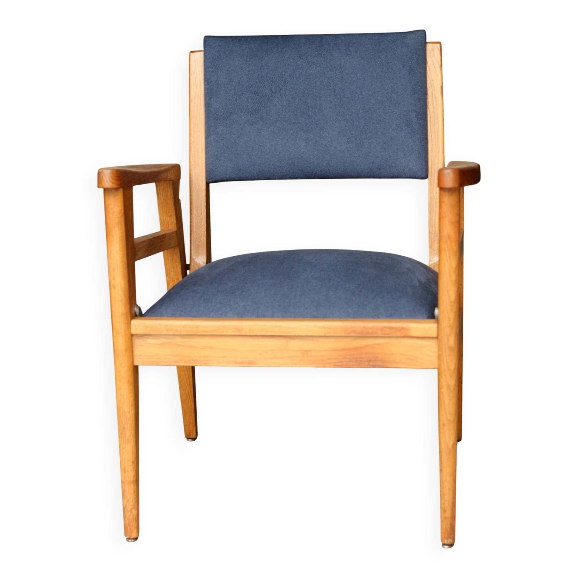 Retractable armchair david freres, marseille (1950s).