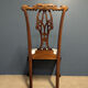 Chippendale style solid mahogany chair