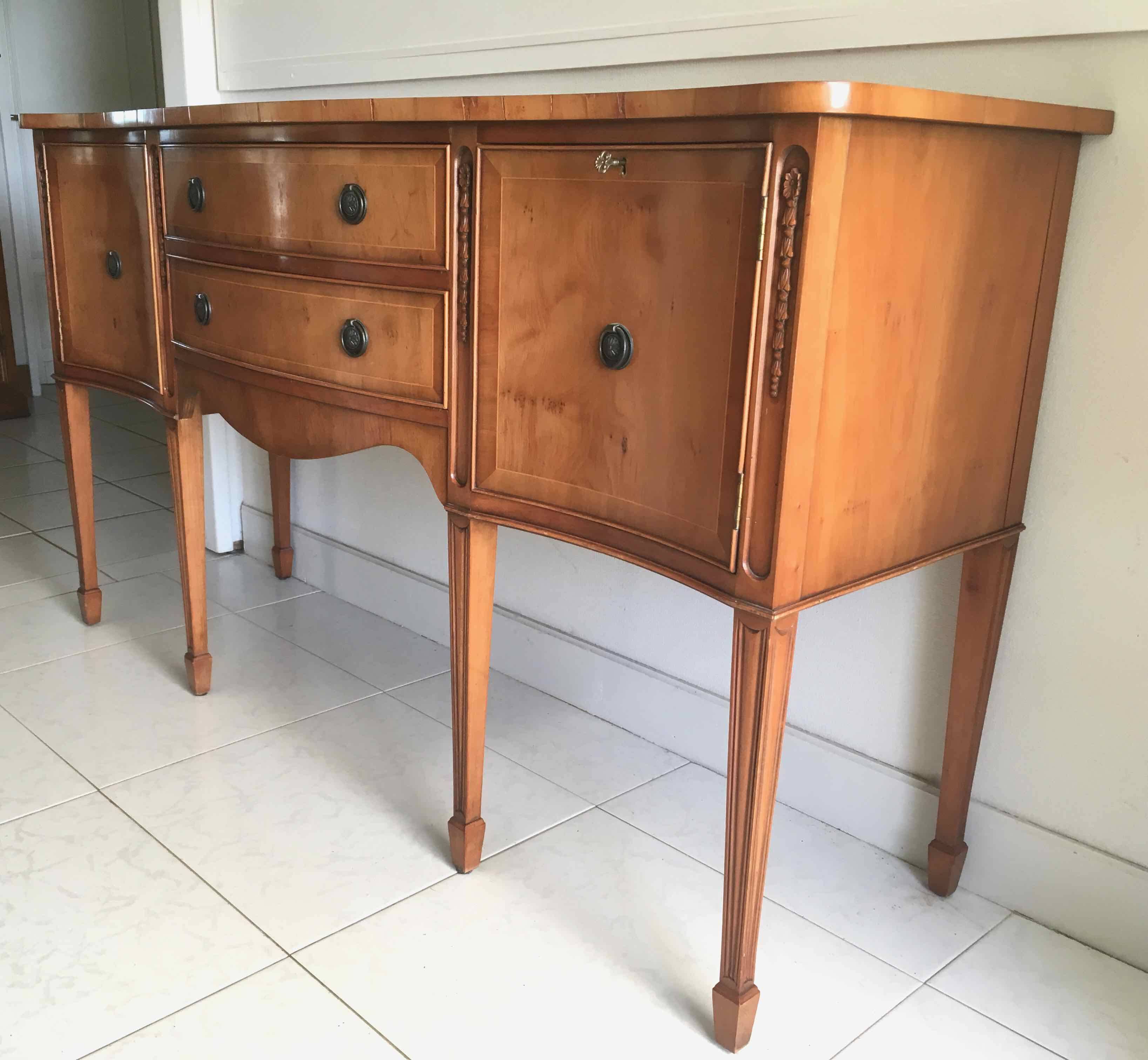 1950s English buffet signed Jaycee Furniture