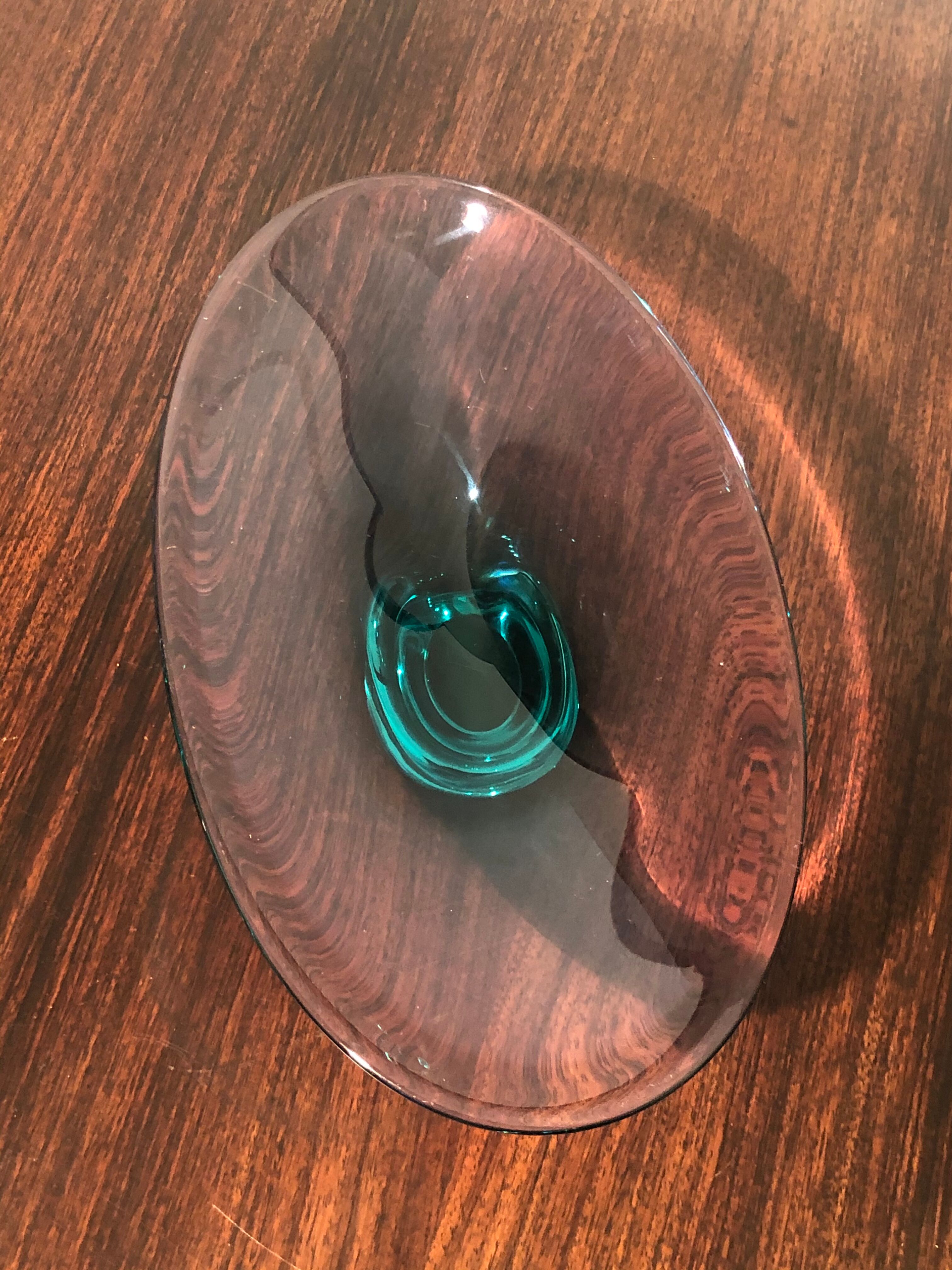 Murano free-form glass cup from the 1950s