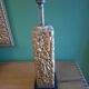 Vintage 80's lamp in gold metal