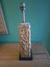 Vintage 80's lamp in gold metal