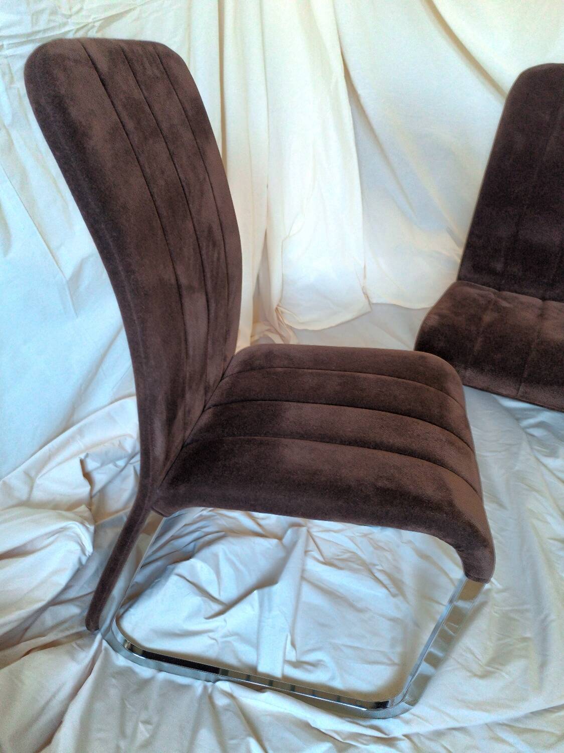 Vintage 1980s dining room chairs