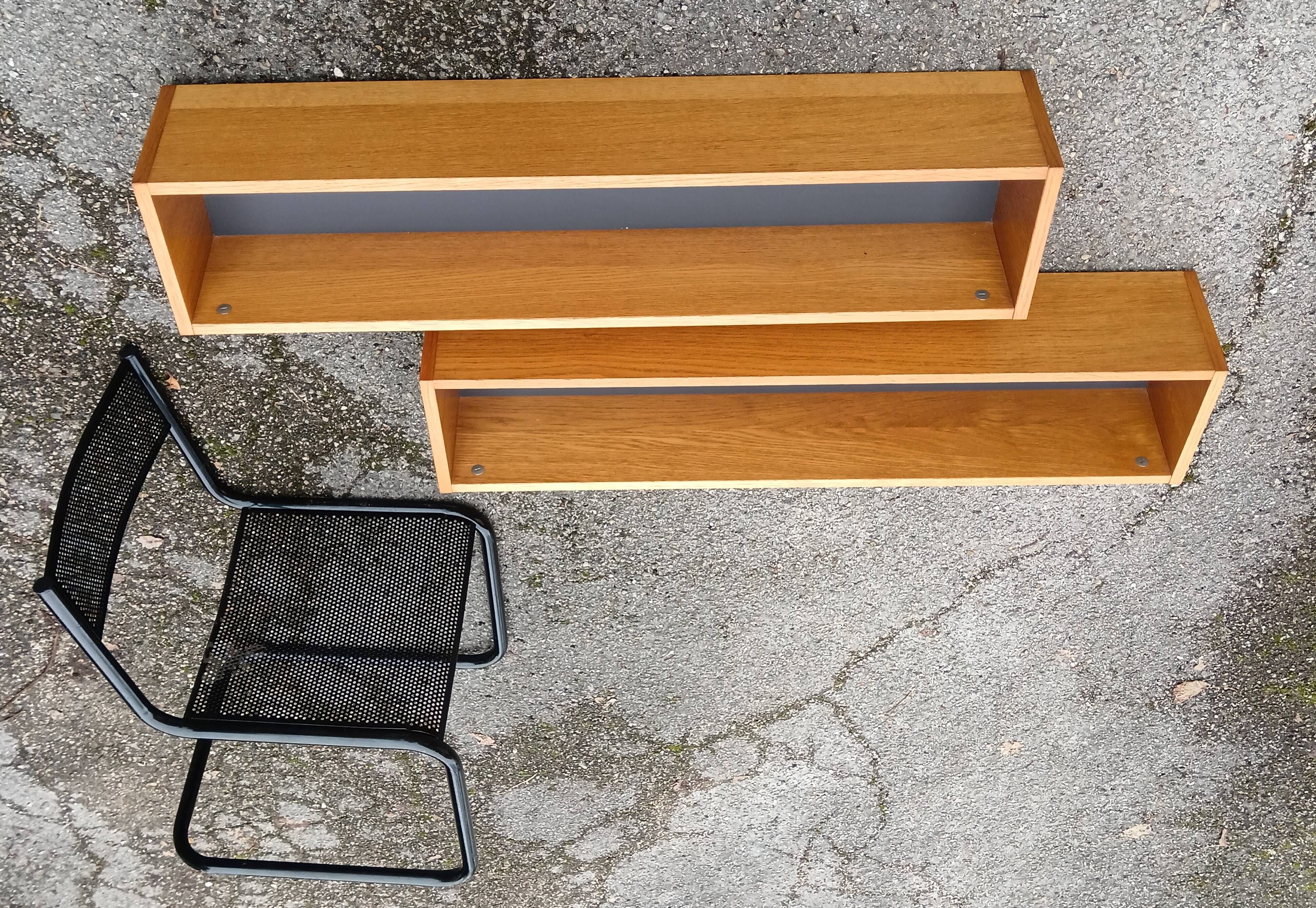 Ikea Bravad shelves 1980 made in Croatia, set of 2