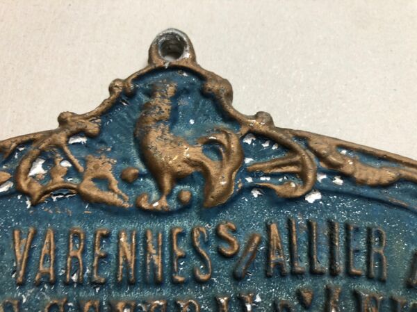 Plaque concours agricole varennes-sur-allier