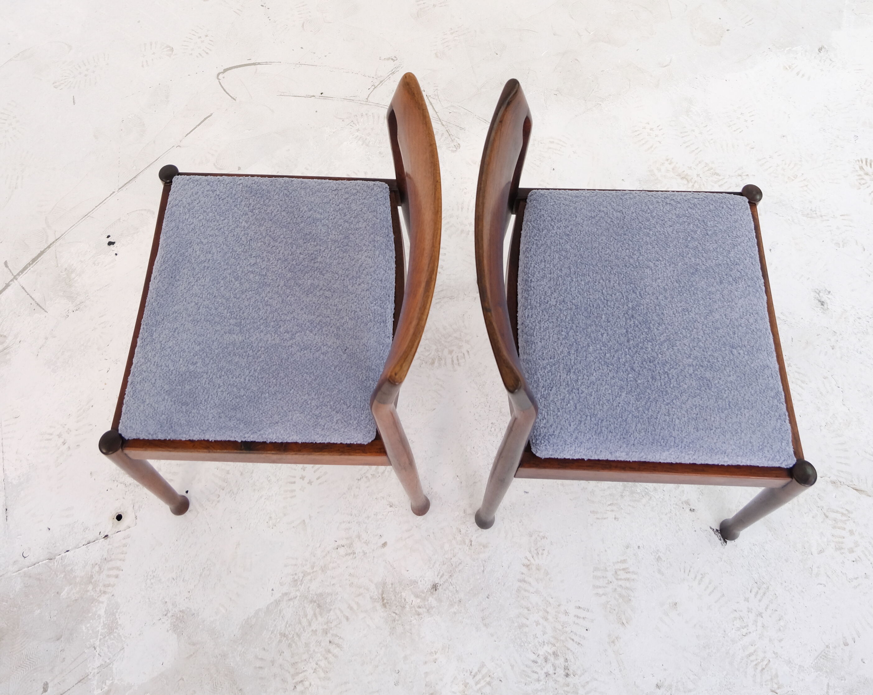 Mid Century Modern Dining Chairs, Set of 4, 1960's