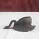 Old mail carrier swan (towel holder or letter holder) made of metal