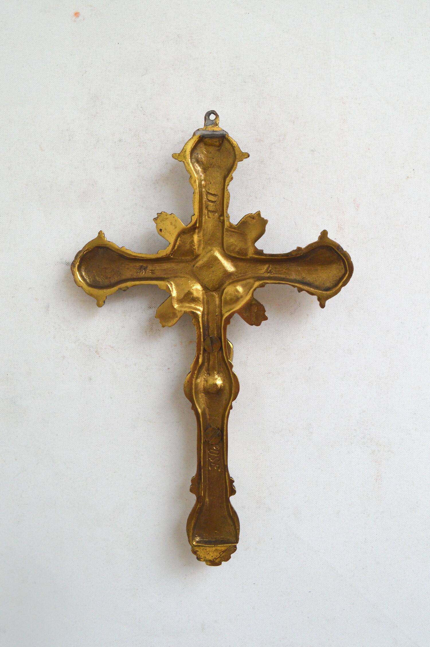Brass crucifix