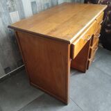 Wooden children's desk around the 60s-70s