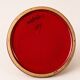 Red vase with engraved decoration, Aldo Londi for Bitossi, Italy, 1960s–1970s.