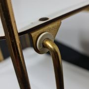 Chariot Dinett vintage en blanc