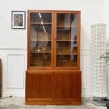 Scandinavian glass sideboard in teak