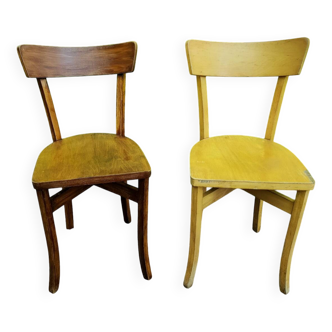Pair of vintage bistro chairs