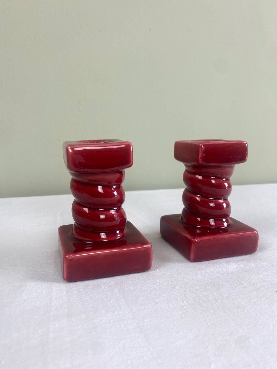 Pair of vintage candlesticks