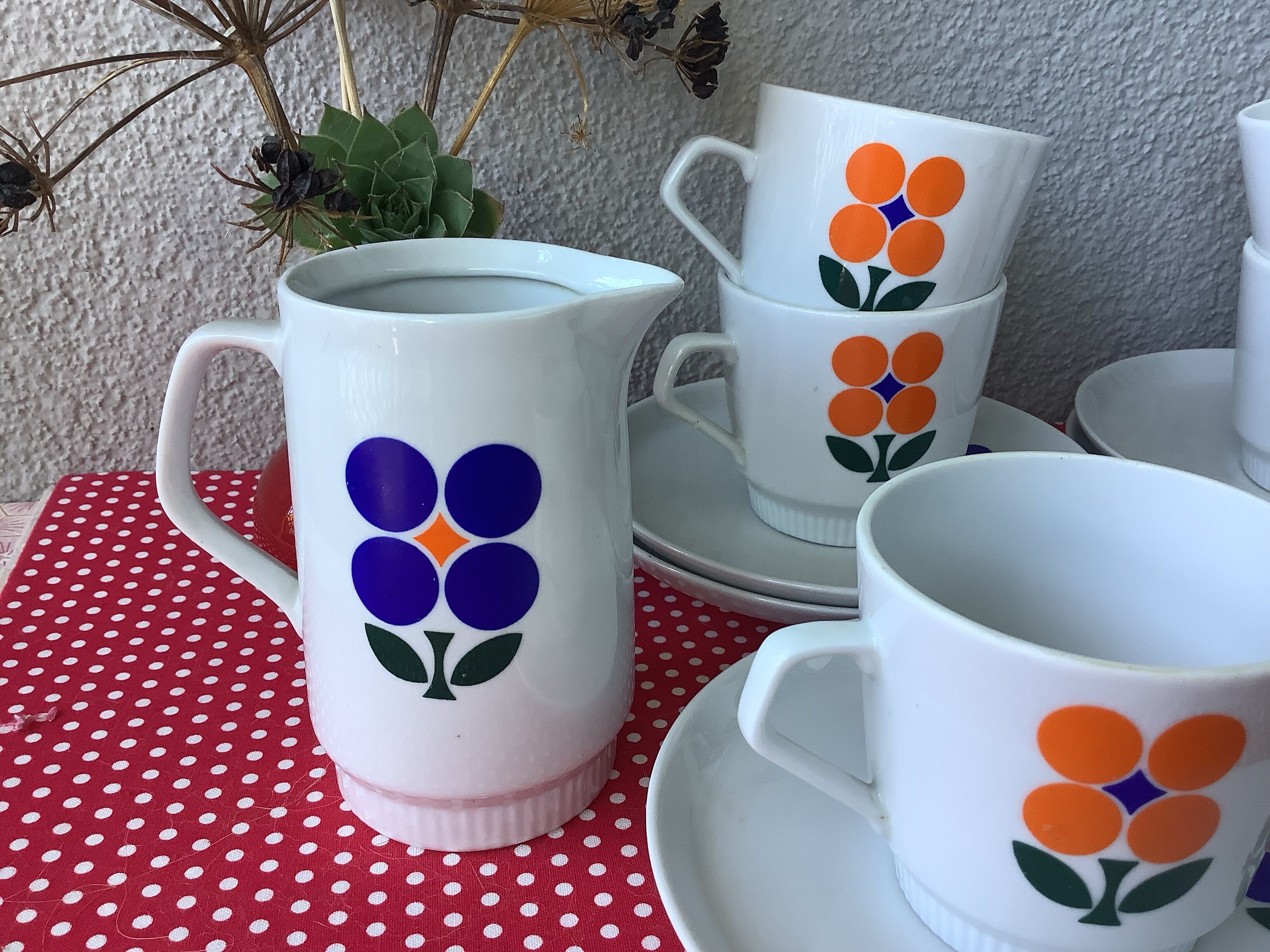 Colditz seventies porcelain cups