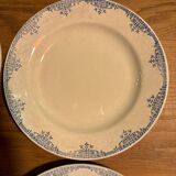 Set of 4 old Gien plates