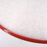 Suspension monte et baisse rouge et blanche, années 80