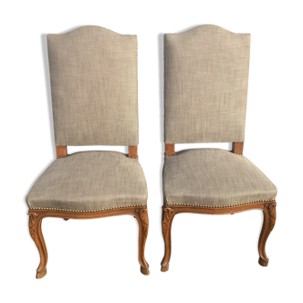 Pair of regency chairs