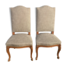 Paire de chaises régence