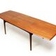 Narrow 1960s Danish Extending Table In Teak By Arne Hovmand Olsen
