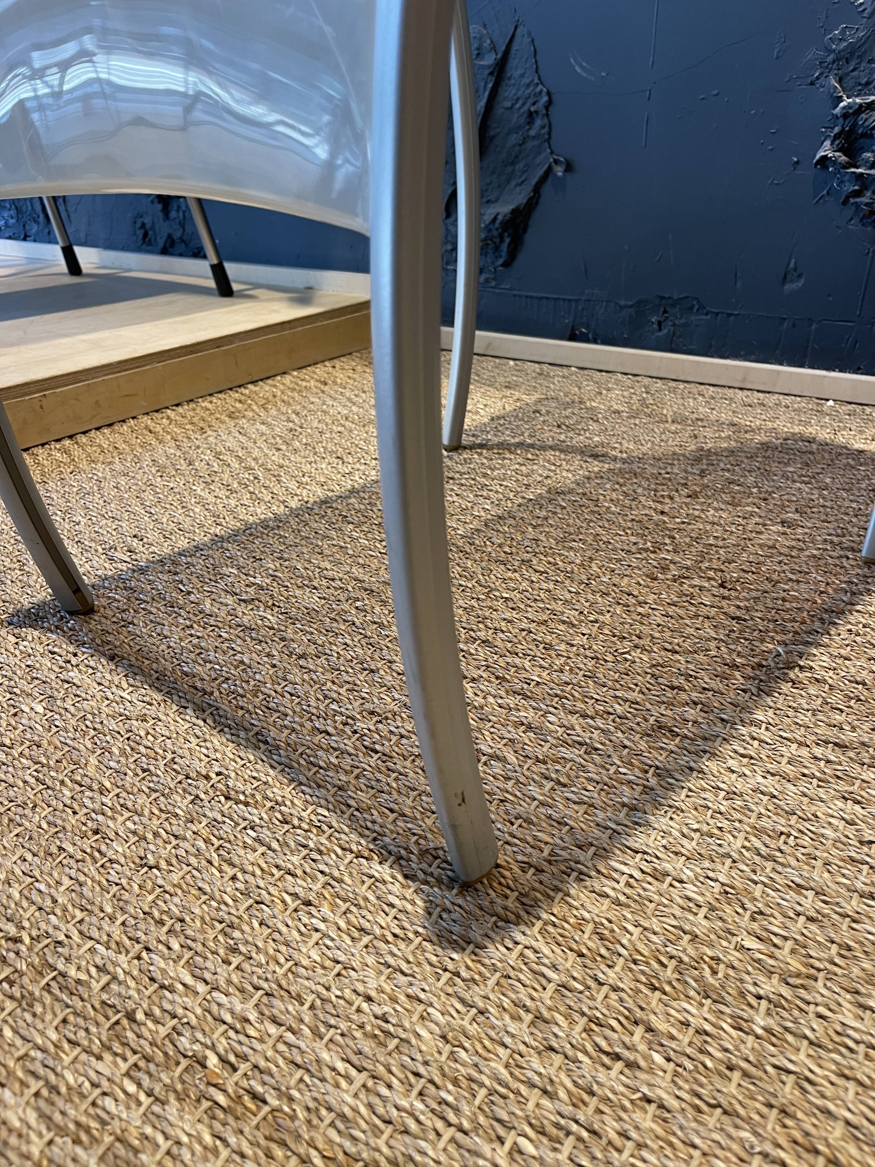 Pair of FPE chairs by Ron Arad for Kartell translucent and