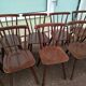 Lot de 20 chaises de bistrot bois - vintage