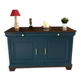 Buffet bleu velour