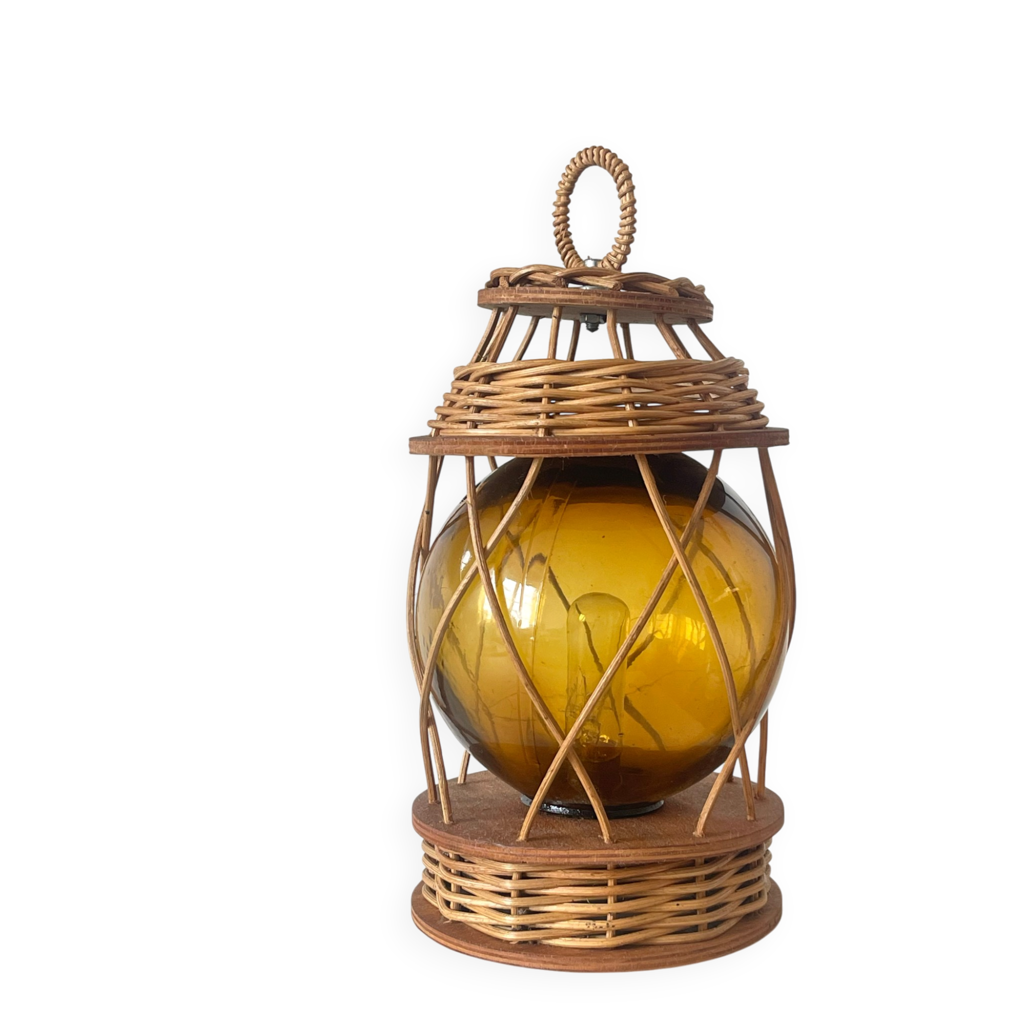 Lampe artisanale 1970