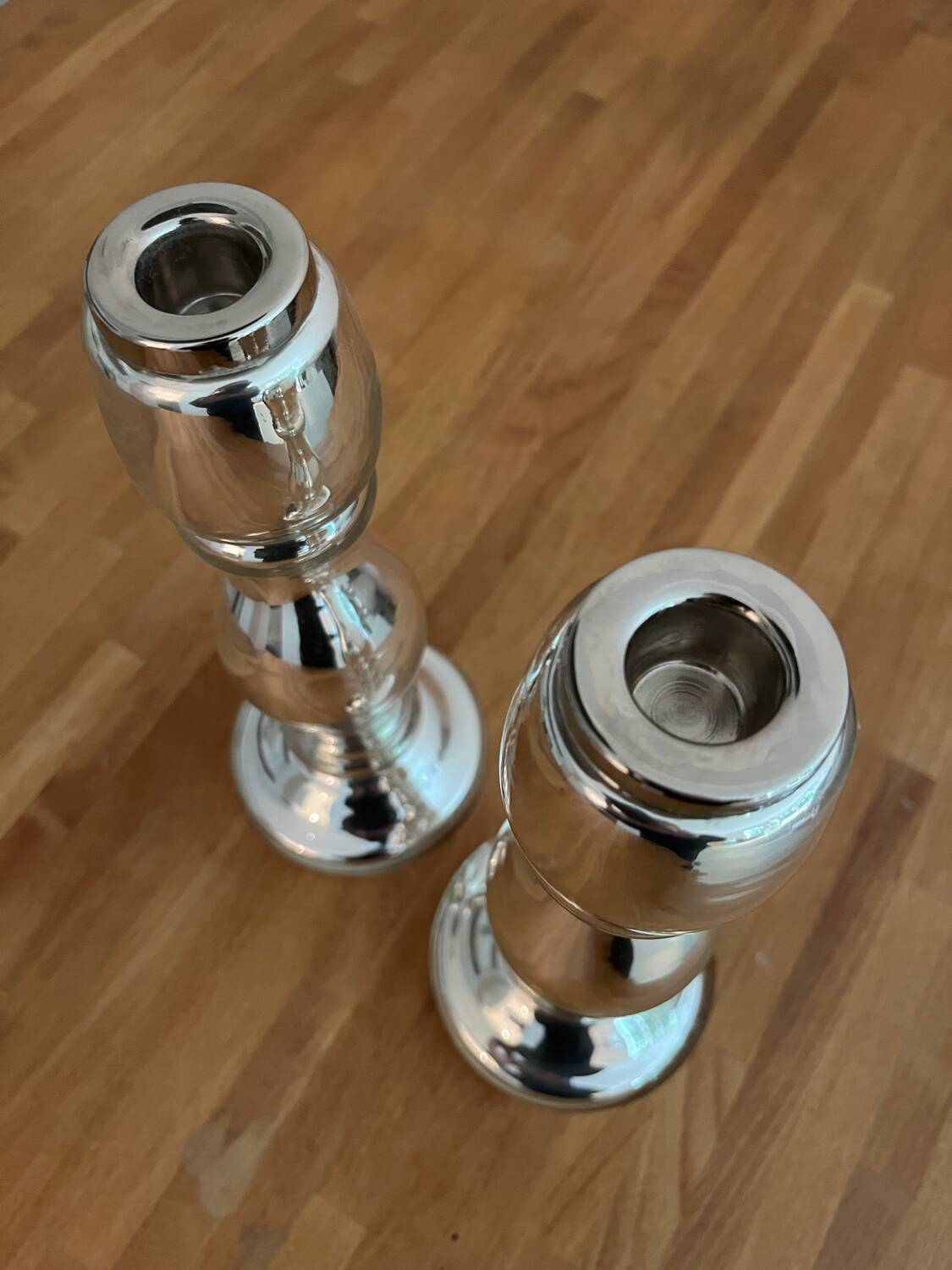 Pair of Villeroy & Boch candlesticks