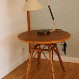 Round rattan coffee table tripod 535mm